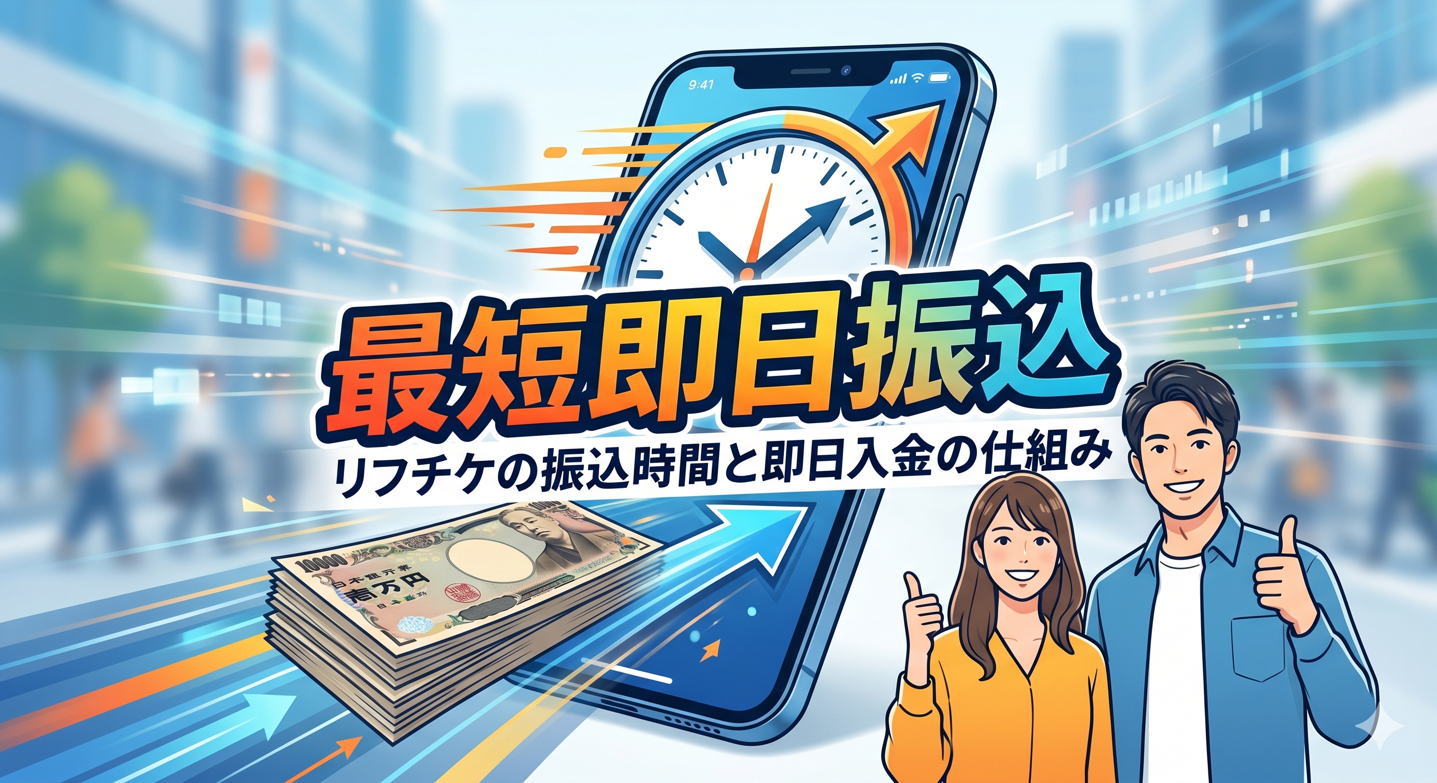 リフチケの振込時間と即日入金の仕組み